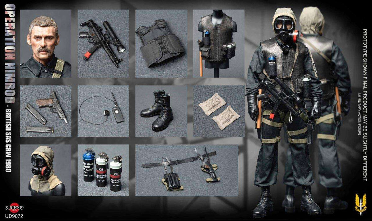 1:6 scale Ujindou UD9072 British SAS CRW Operation Nimrod 1980 12" Figure (PREORDER)