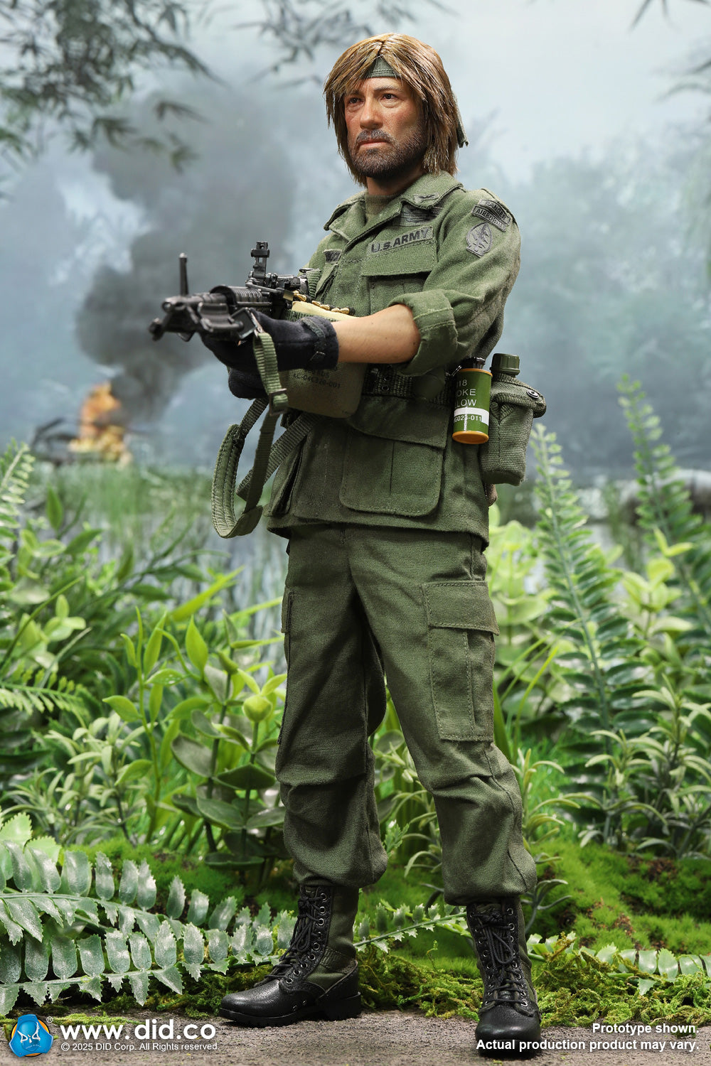 1:6 scale DiD V80184 Vietnam War U.S. Army Colonel James 12" Figure