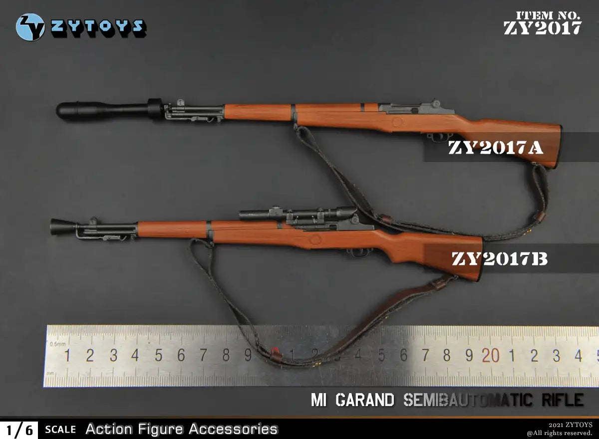 1:6 scale ZY Toys WWII US M1 Garand Sniper Rifle Weapon Set for 12" Figures ZY2017B