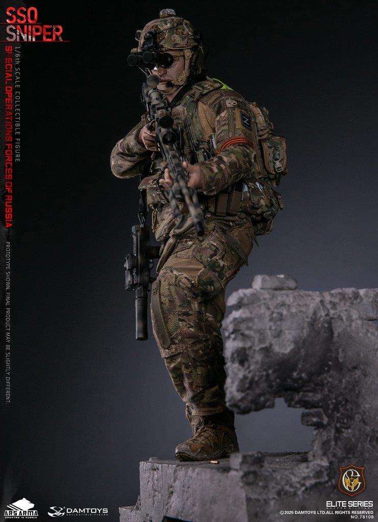 1:6 scale Damtoys 78108 Special Operations Forces of Russia (SSO) Sniper (PREORDER)