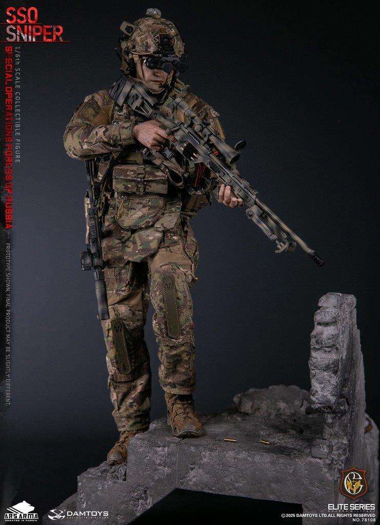 1:6 scale Damtoys 78108 Special Operations Forces of Russia (SSO) Sniper (PREORDER)