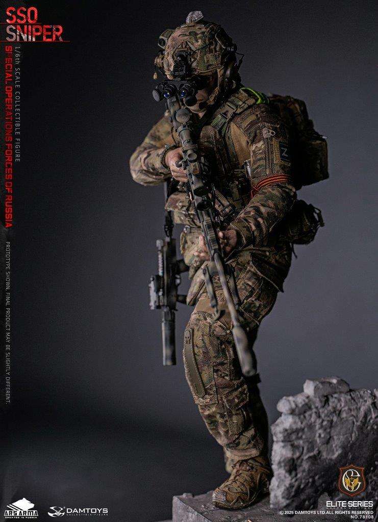 1:6 scale Damtoys 78108 Special Operations Forces of Russia (SSO) Sniper (PREORDER)