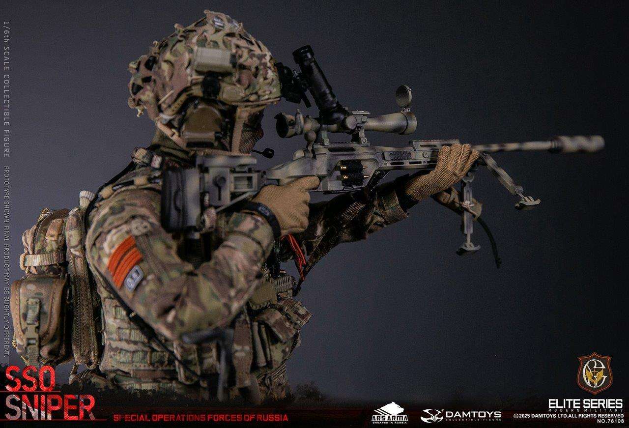 1:6 scale Damtoys 78108 Special Operations Forces of Russia (SSO) Sniper (PREORDER)