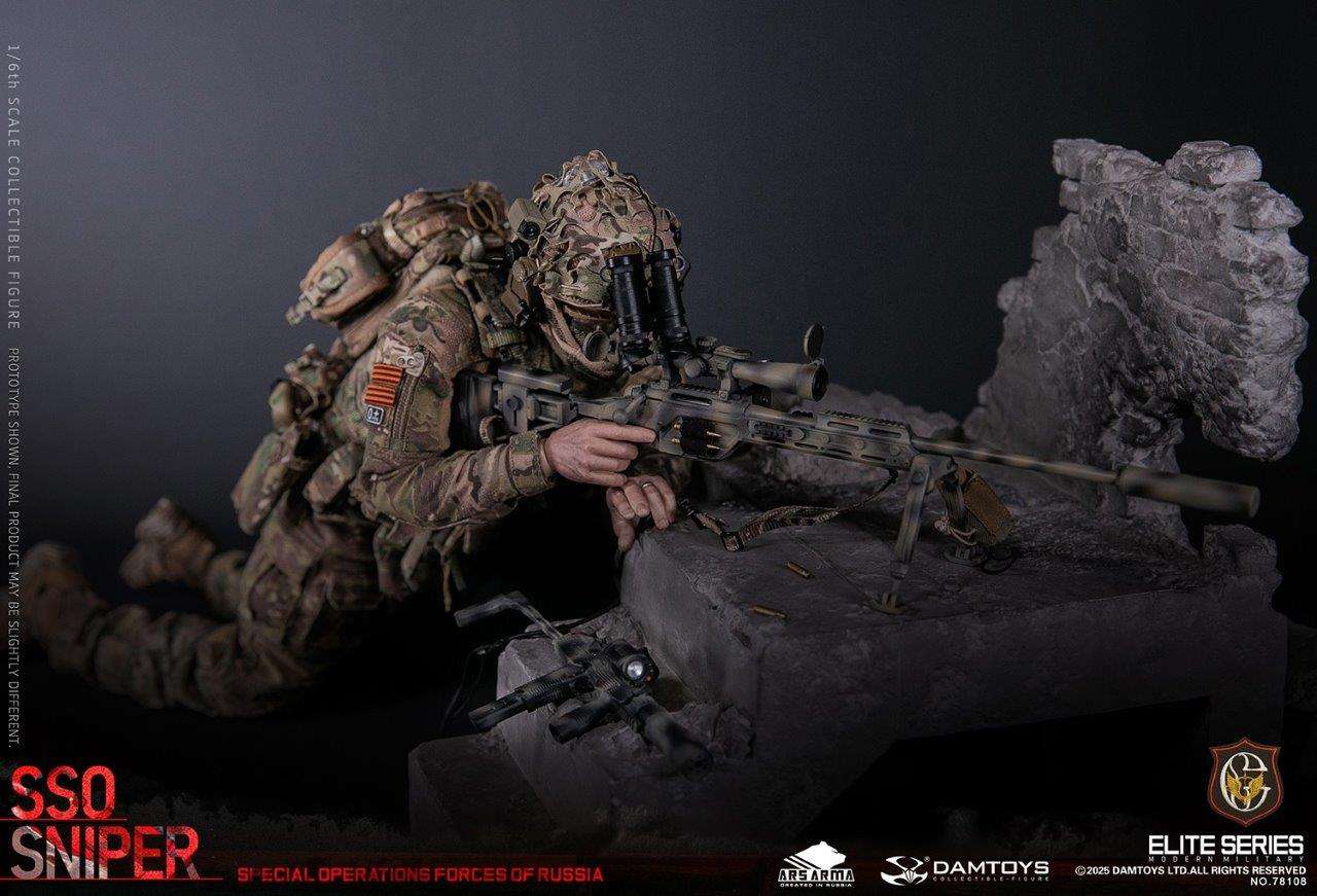 1:6 scale Damtoys 78108 Special Operations Forces of Russia (SSO) Sniper (PREORDER)