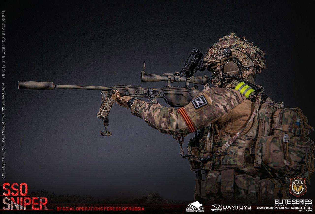 1:6 scale Damtoys 78108 Special Operations Forces of Russia (SSO) Sniper (PREORDER)
