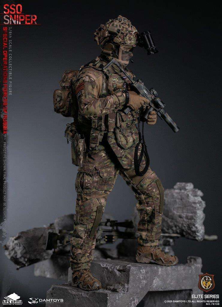1:6 scale Damtoys 78108 Special Operations Forces of Russia (SSO) Sniper (PREORDER)