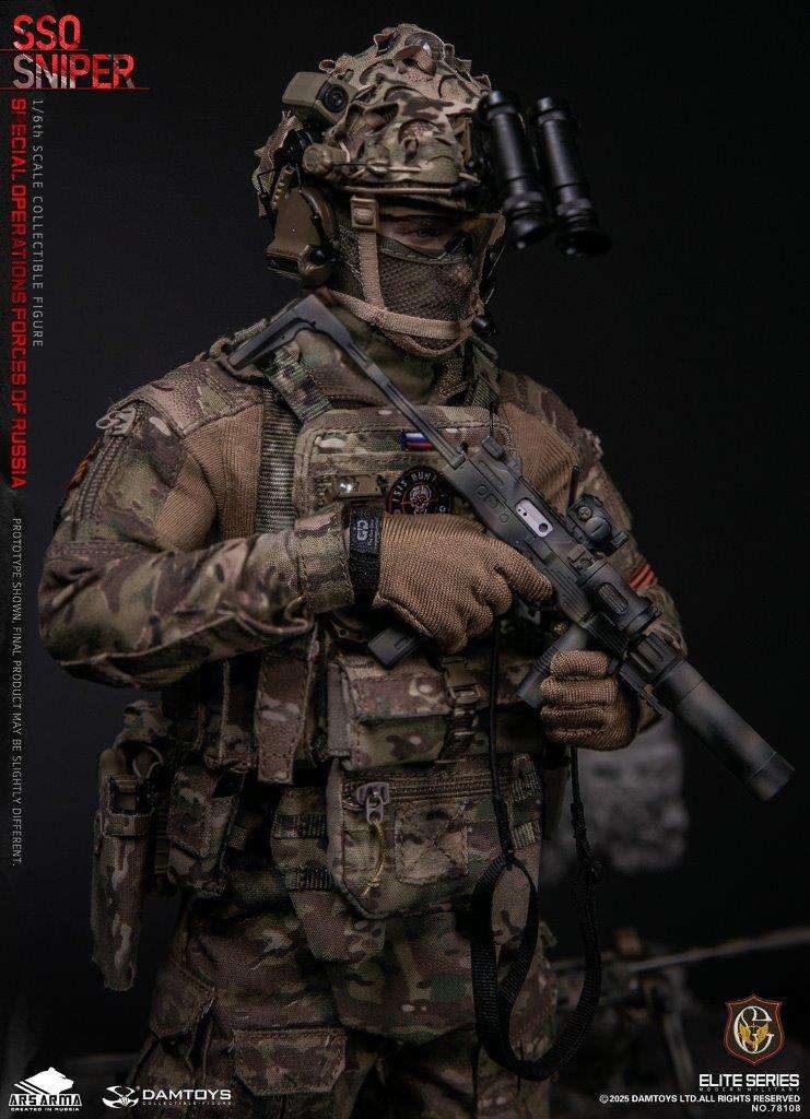 1:6 scale Damtoys 78108 Special Operations Forces of Russia (SSO) Sniper (PREORDER)