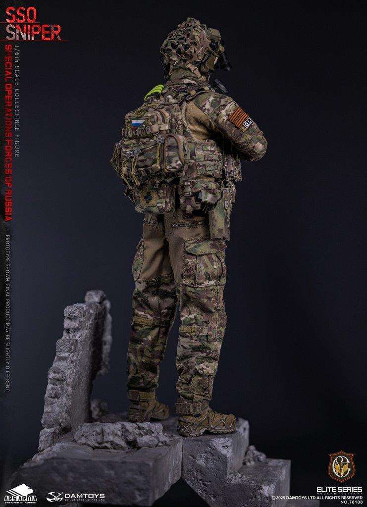 1:6 scale Damtoys 78108 Special Operations Forces of Russia (SSO) Sniper (PREORDER)