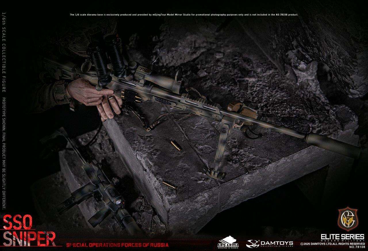 1:6 scale Damtoys 78108 Special Operations Forces of Russia (SSO) Sniper (PREORDER)