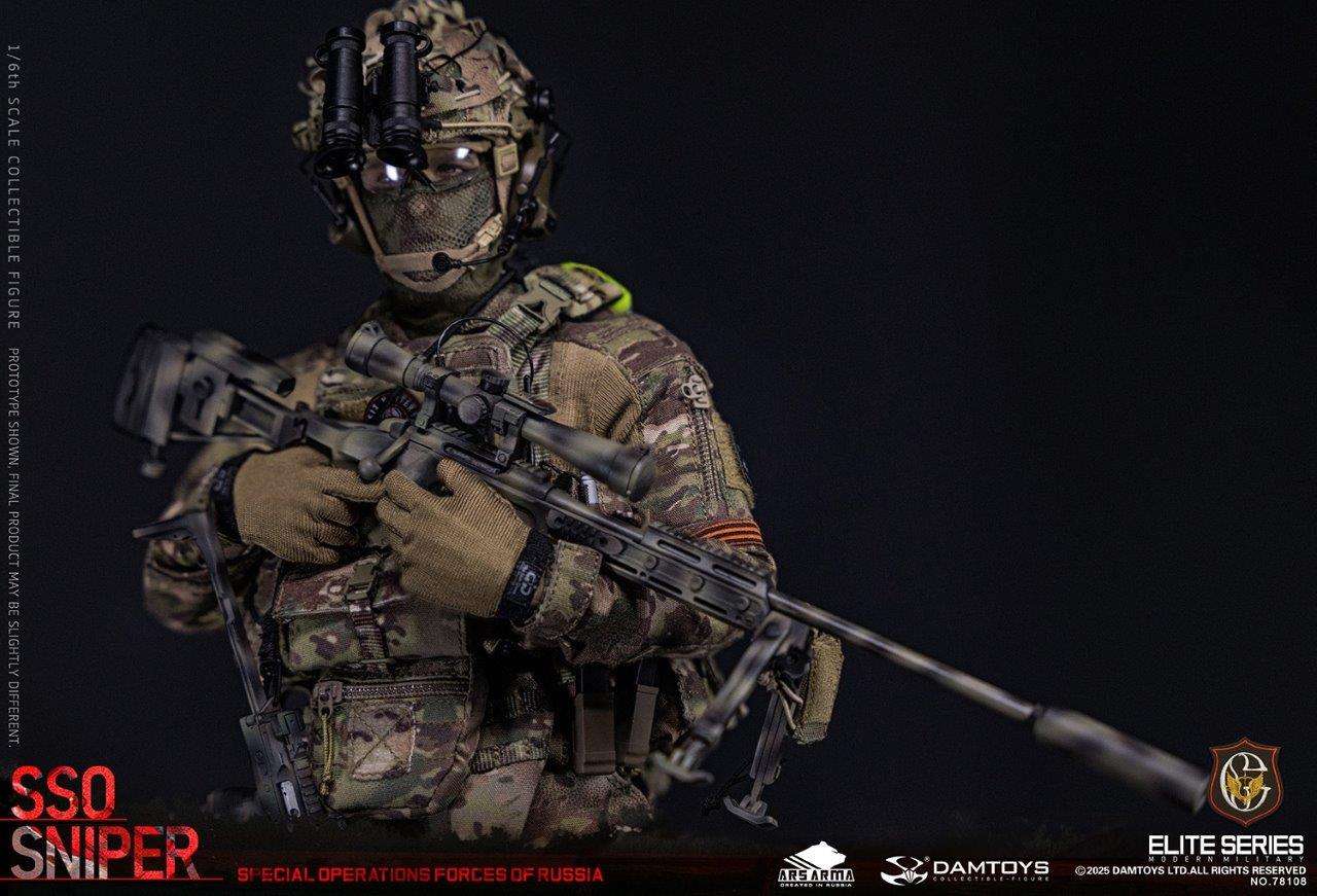 1:6 scale Damtoys 78108 Special Operations Forces of Russia (SSO) Sniper (PREORDER)