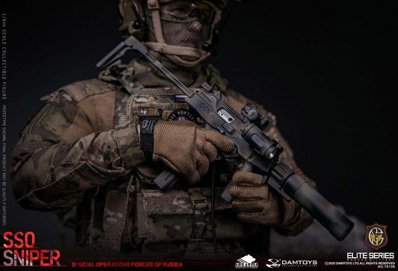 1:6 scale Damtoys 78108 Special Operations Forces of Russia (SSO) Sniper (PREORDER)