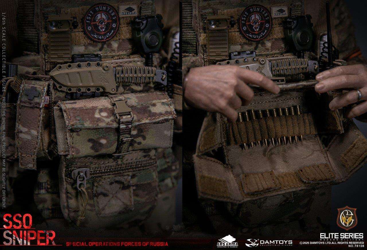 1:6 scale Damtoys 78108 Special Operations Forces of Russia (SSO) Sniper (PREORDER)