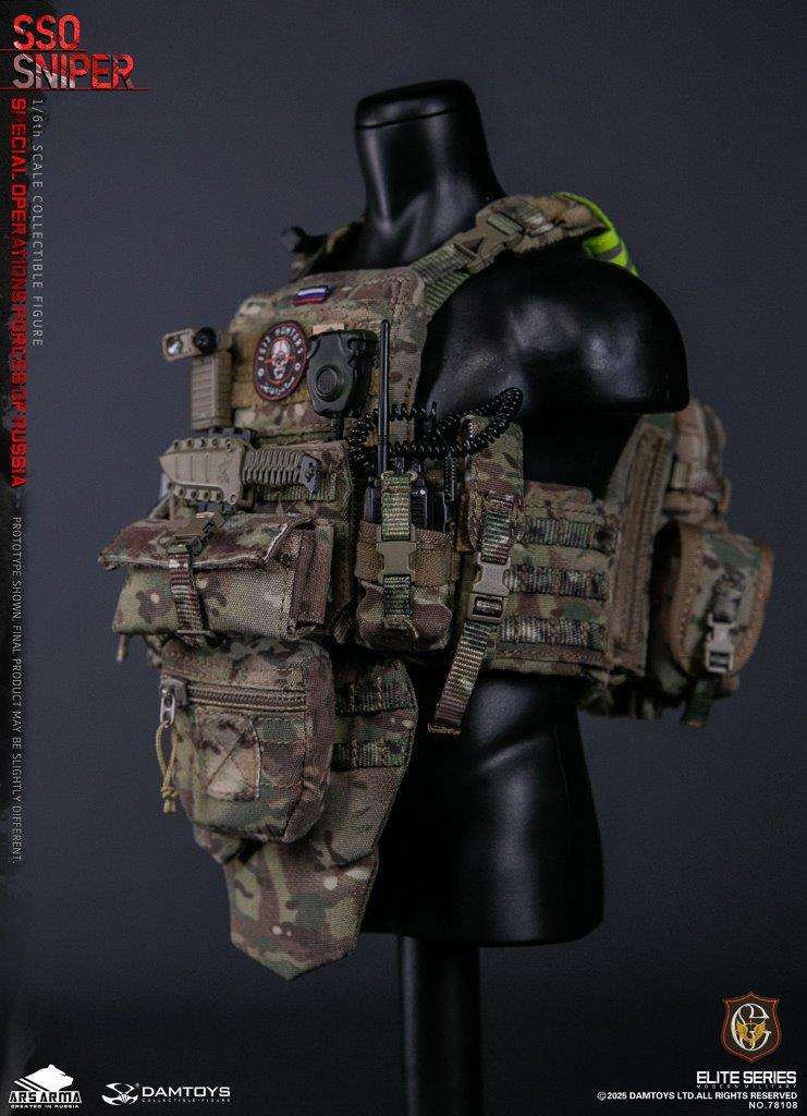 1:6 scale Damtoys 78108 Special Operations Forces of Russia (SSO) Sniper (PREORDER)