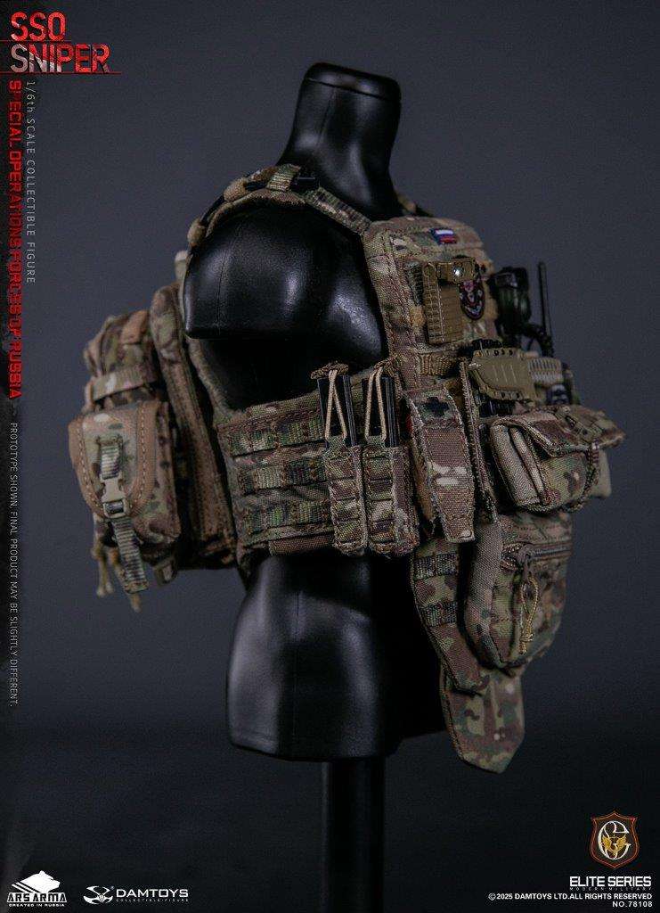 1:6 scale Damtoys 78108 Special Operations Forces of Russia (SSO) Sniper (PREORDER)