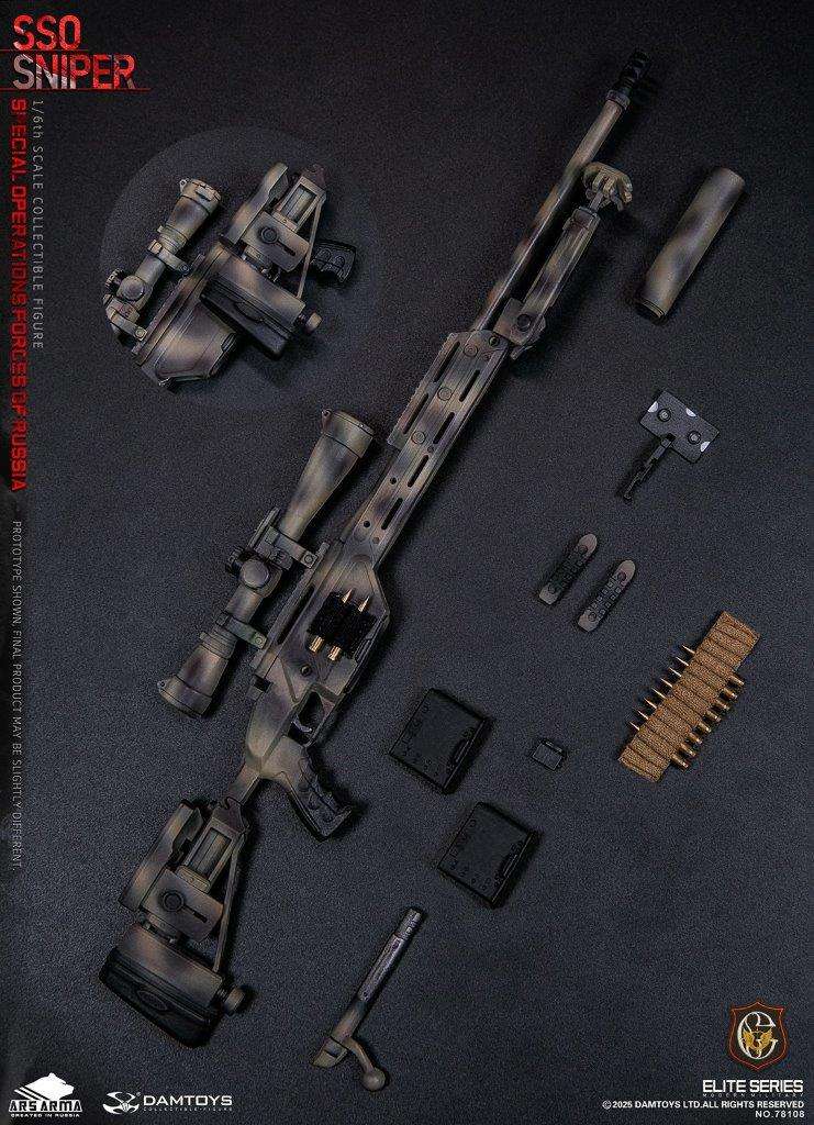 1:6 scale Damtoys 78108 Special Operations Forces of Russia (SSO) Sniper (PREORDER)