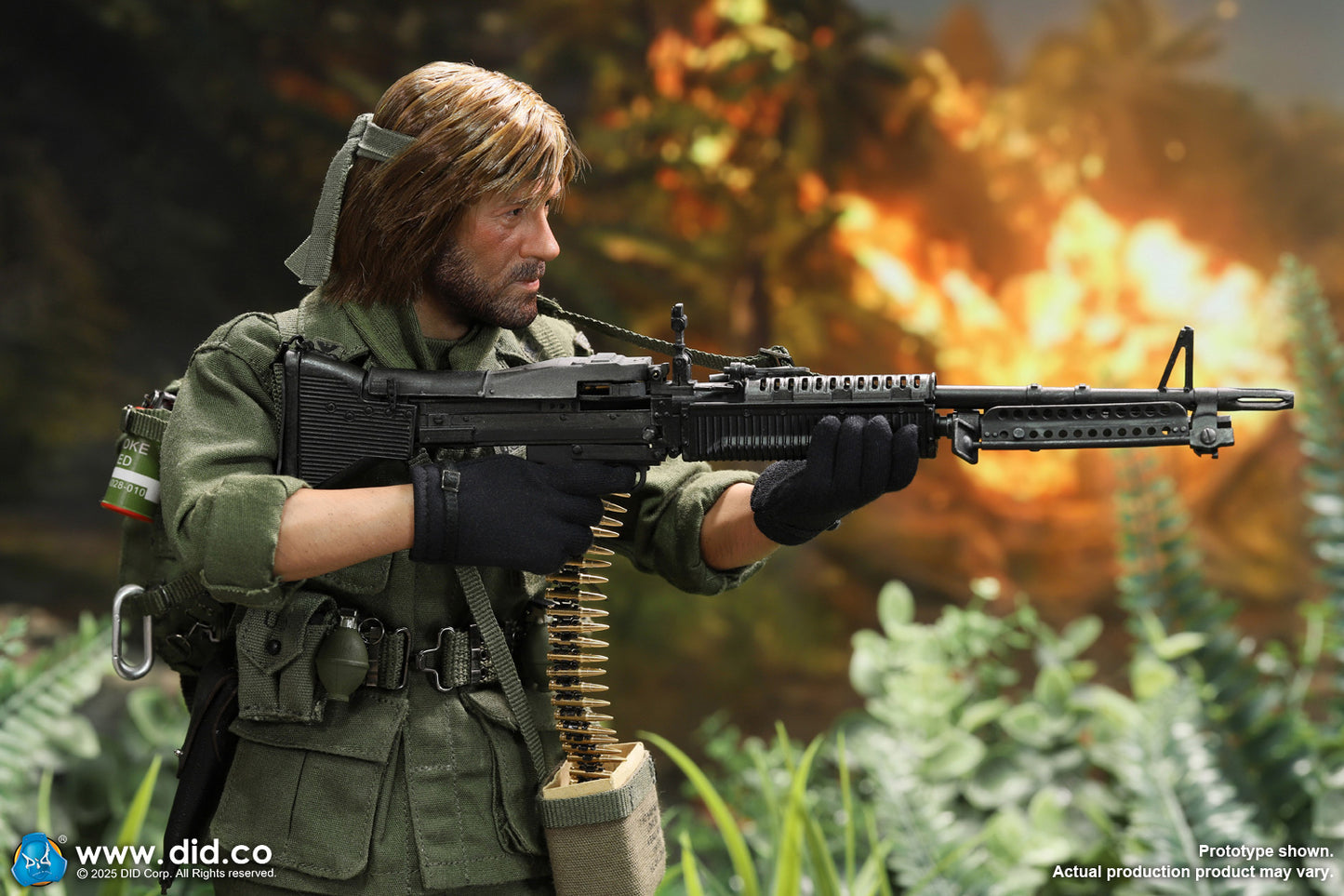 1:6 scale DiD V80184 Vietnam War U.S. Army Colonel James 12" Figure
