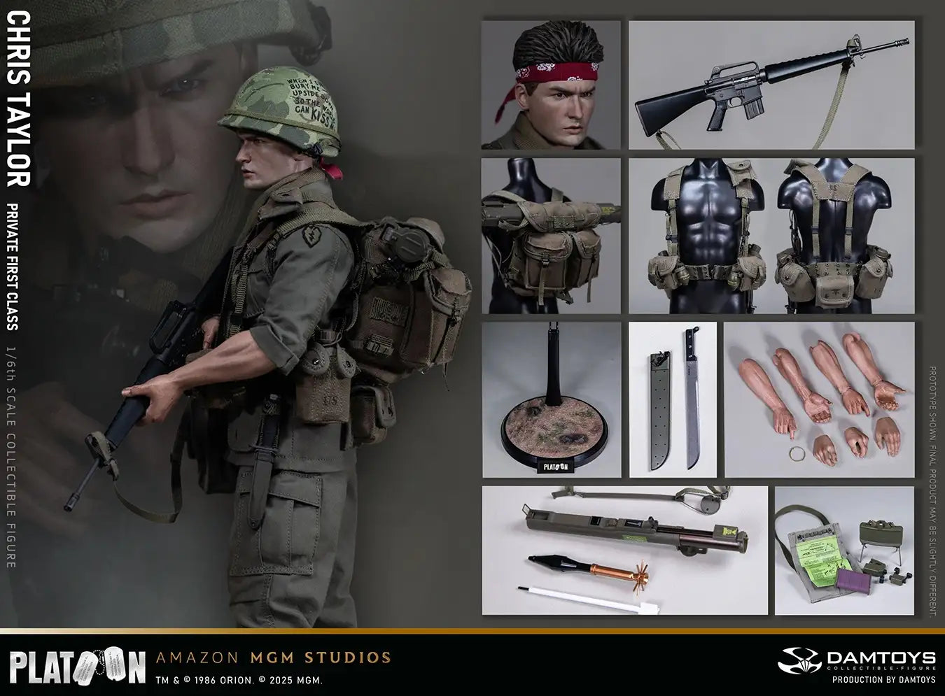 1:6 scale DAMTOYS Field Platoon Vietnam War U.S. Army Chris Taylor DMS046 (PREORDER)