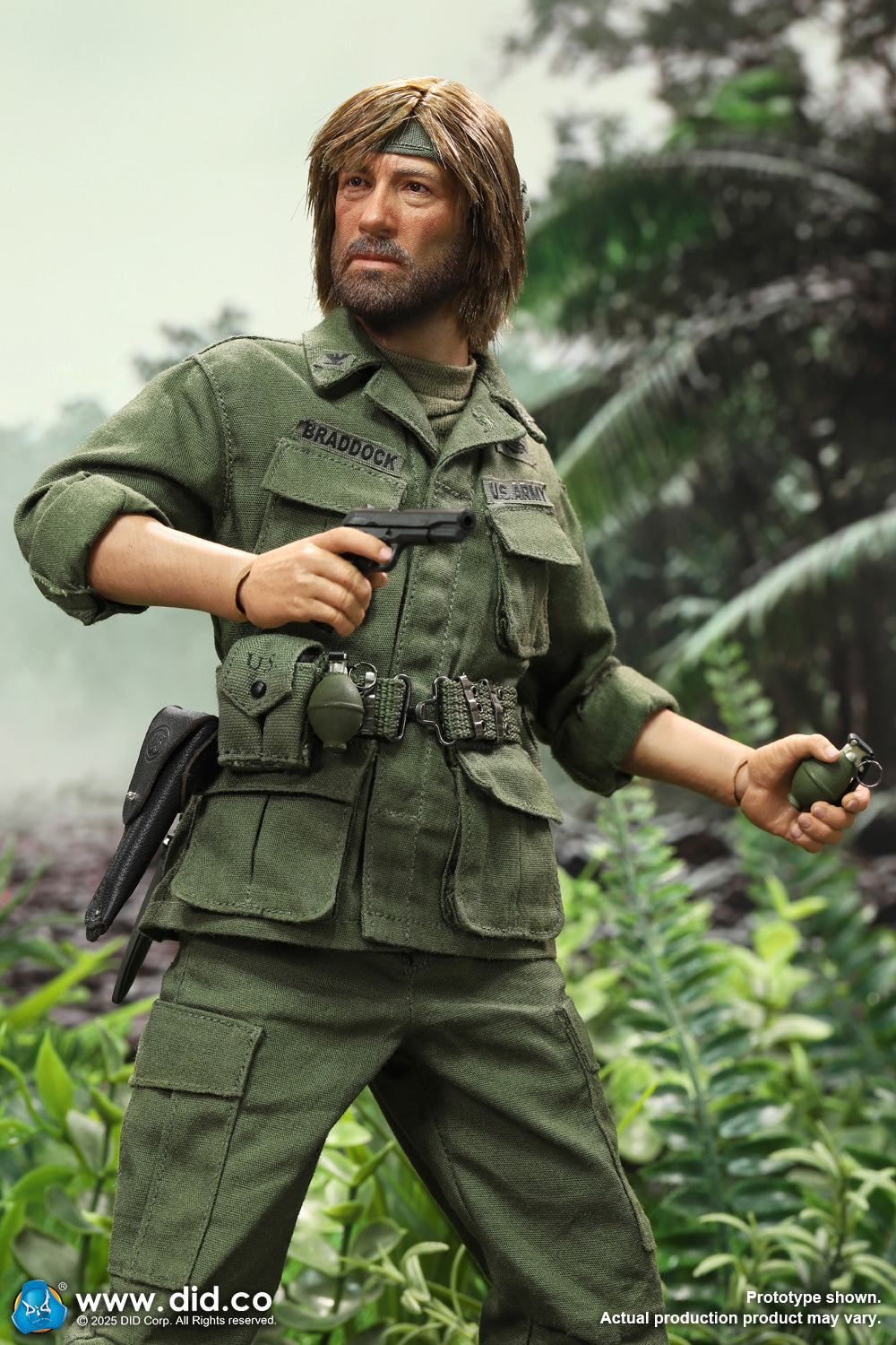 1:6 scale DiD V80184 Vietnam War U.S. Army Colonel James 12" Figure