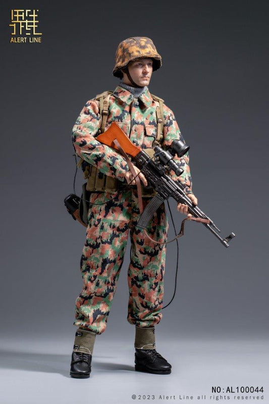 1:6 scale Alert Line WWII German Waffen SS Soldier 12" Figure 100044