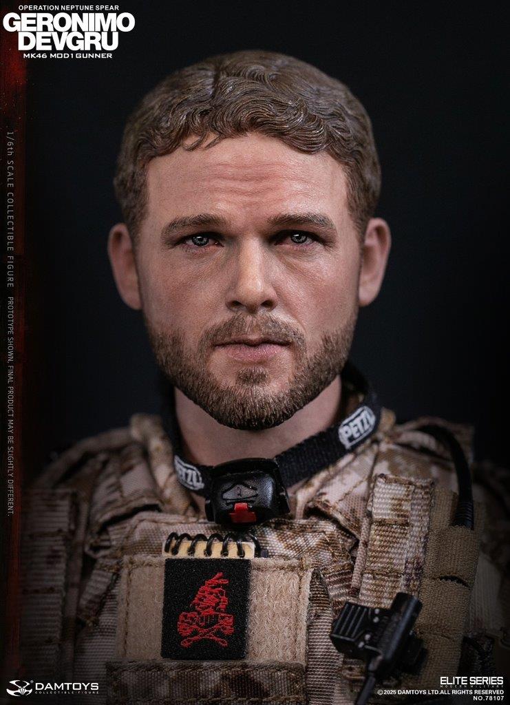 1:6 scale Damtoys 78107 DEVGRU Operation Neptune Spear “GERONIMO”MK46 MOD1 GUNNER (PREORDER)