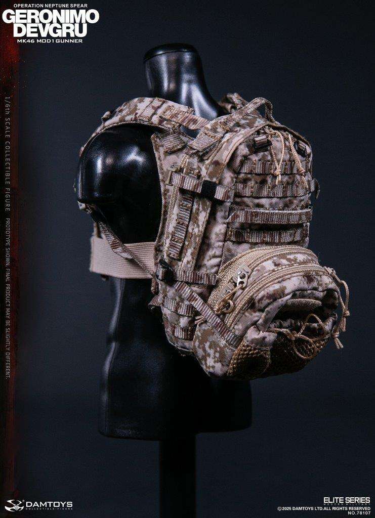 1:6 scale Damtoys 78107 DEVGRU Operation Neptune Spear “GERONIMO”MK46 MOD1 GUNNER (PREORDER)