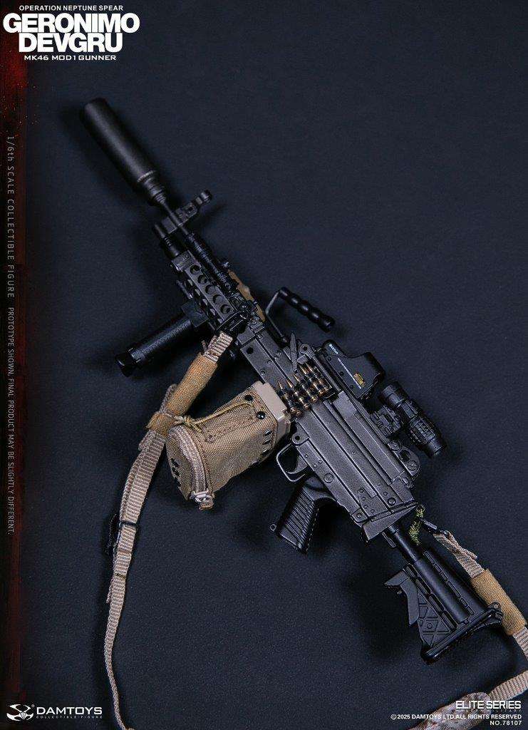 1:6 scale Damtoys 78107 DEVGRU Operation Neptune Spear “GERONIMO”MK46 MOD1 GUNNER (PREORDER)