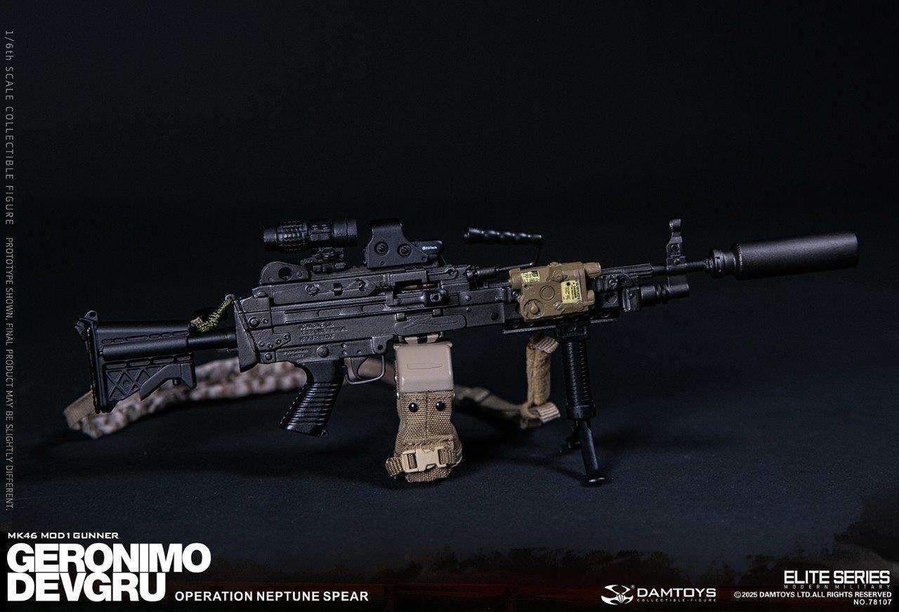 1:6 scale Damtoys 78107 DEVGRU Operation Neptune Spear “GERONIMO”MK46 MOD1 GUNNER (PREORDER)