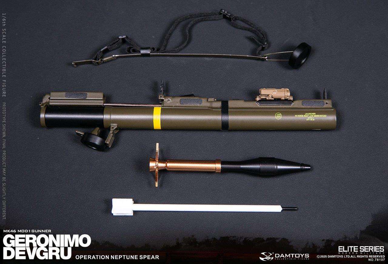 1:6 scale Damtoys 78107 DEVGRU Operation Neptune Spear “GERONIMO”MK46 MOD1 GUNNER (PREORDER)