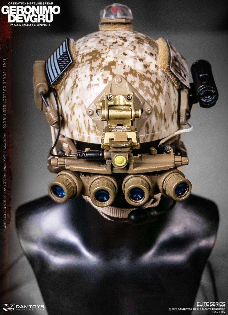 1:6 scale Damtoys 78107 DEVGRU Operation Neptune Spear “GERONIMO”MK46 MOD1 GUNNER (PREORDER)