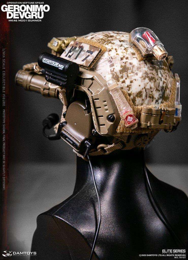 1:6 scale Damtoys 78107 DEVGRU Operation Neptune Spear “GERONIMO”MK46 MOD1 GUNNER (PREORDER)