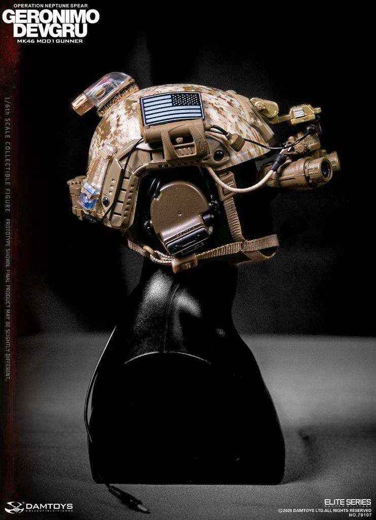 1:6 scale Damtoys 78107 DEVGRU Operation Neptune Spear “GERONIMO”MK46 MOD1 GUNNER (PREORDER)