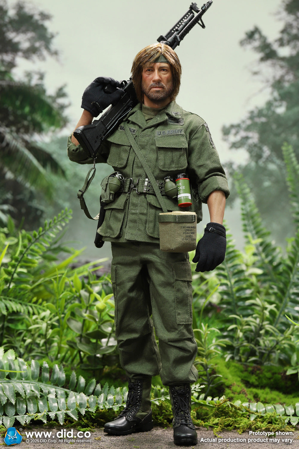 1:6 scale DiD V80184 Vietnam War U.S. Army Colonel James 12" Figure