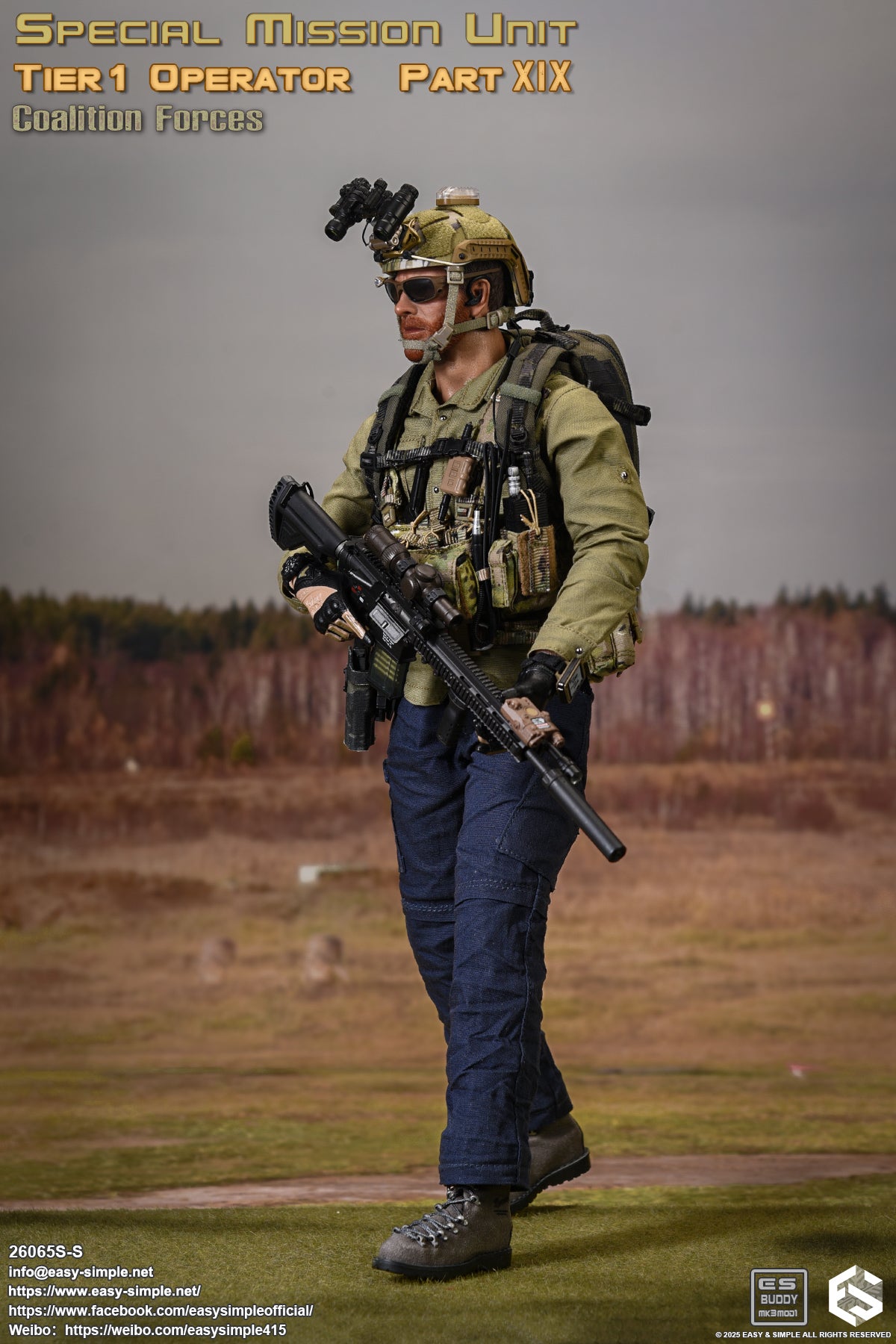 1:6 scale Easy & Simple 26065S-S SMU Tier1 Operator Part XIX Coalition Forces