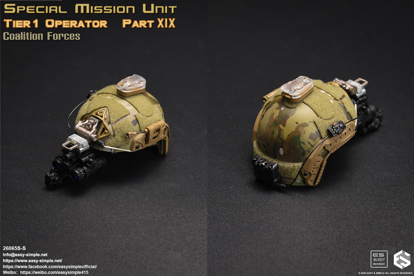 1:6 scale Easy & Simple 26065S-S SMU Tier1 Operator Part XIX Coalition Forces