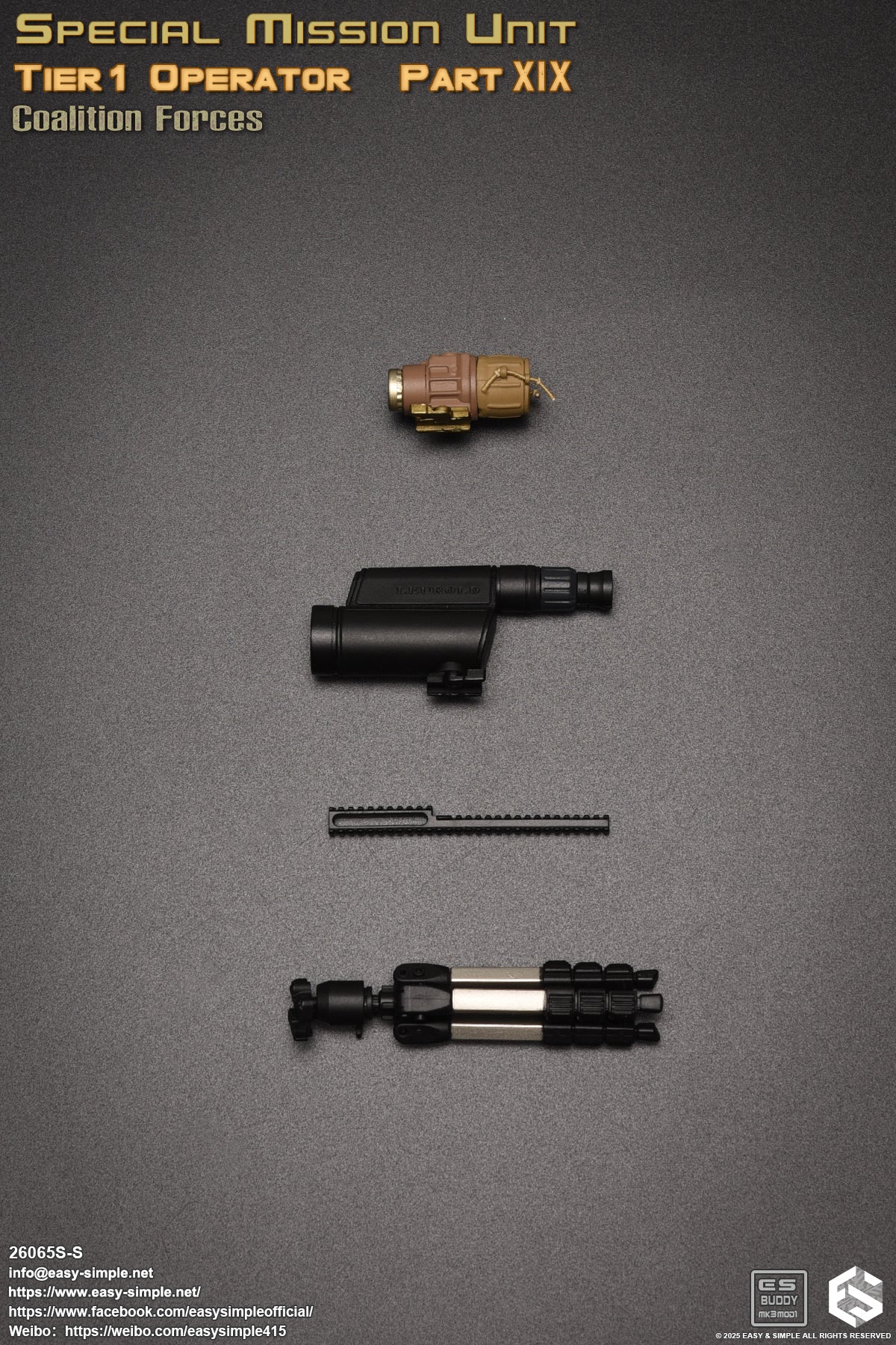 1:6 scale Easy & Simple 26065S-S SMU Tier1 Operator Part XIX Coalition Forces