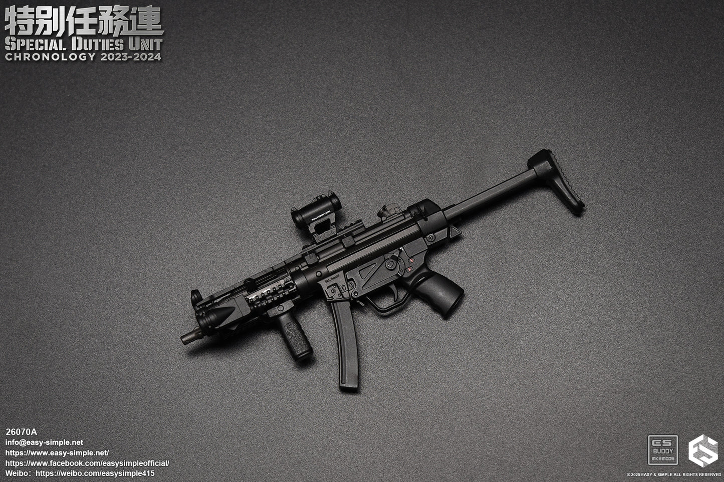 1:6 scale Easy & Simple 26070A Special Duties Unit Assault Team Chronology 2023-2024 (PREORDER)