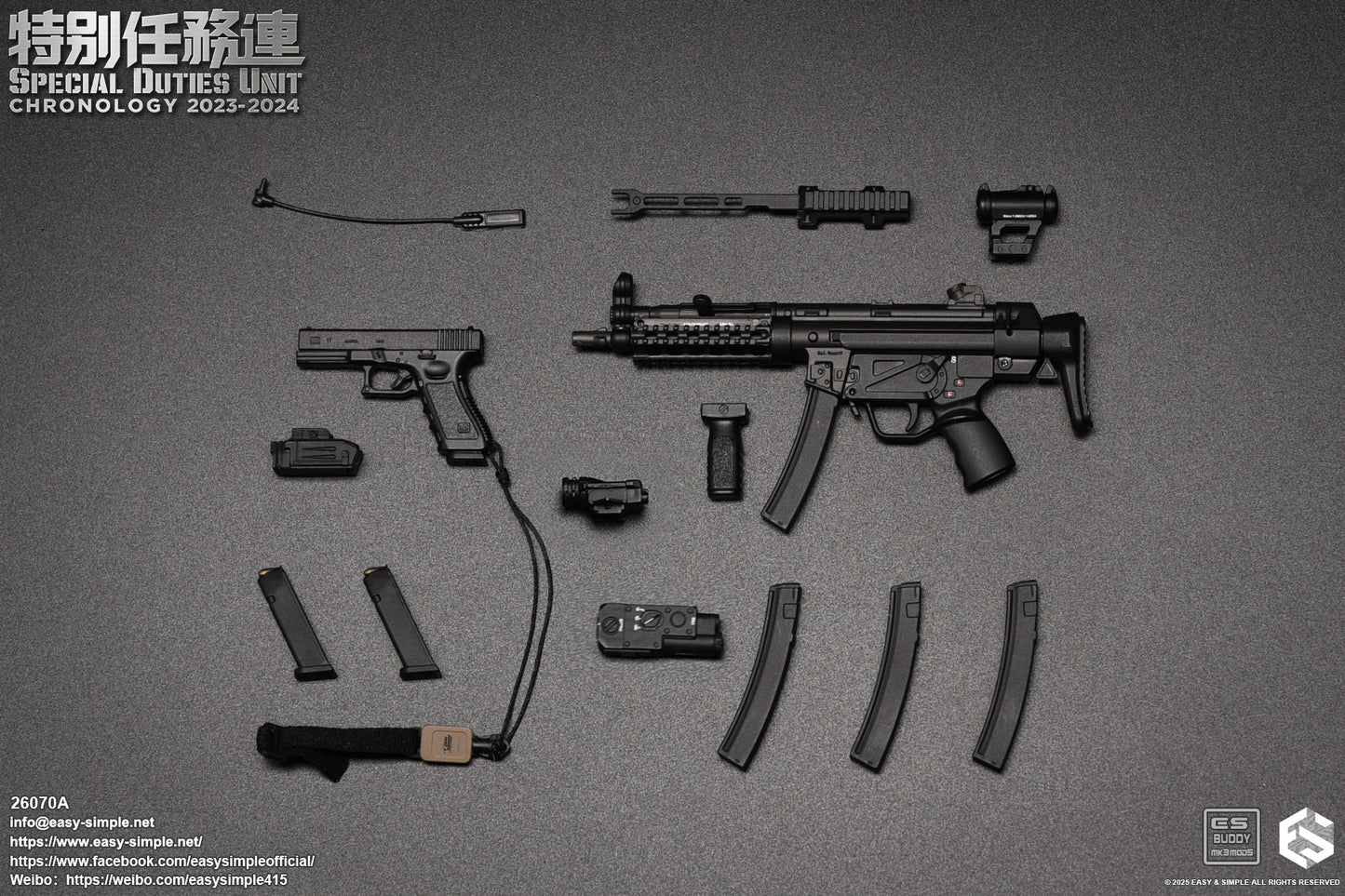 1:6 scale Easy & Simple 26070A Special Duties Unit Assault Team Chronology 2023-2024 (PREORDER)
