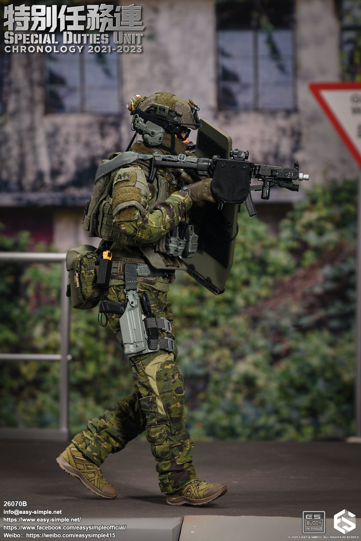 1:6 scale Easy & Simple 26070B Special Duties Unit Assault Team Chronology 2023-2024 (PREORDER)