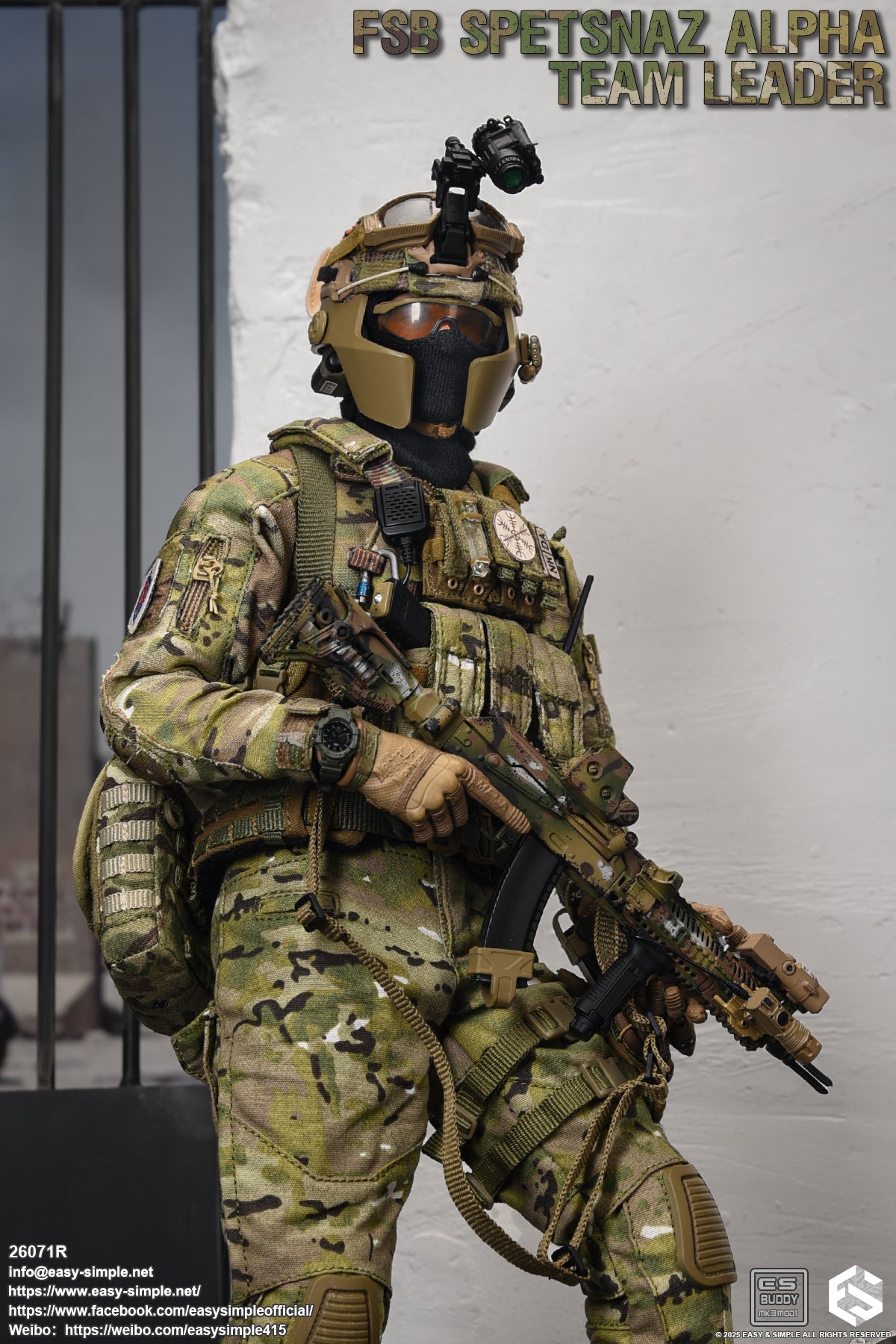 1:6 scale Easy & Simple FSB ALPHA Team Leader 12" Action Figure 26071R