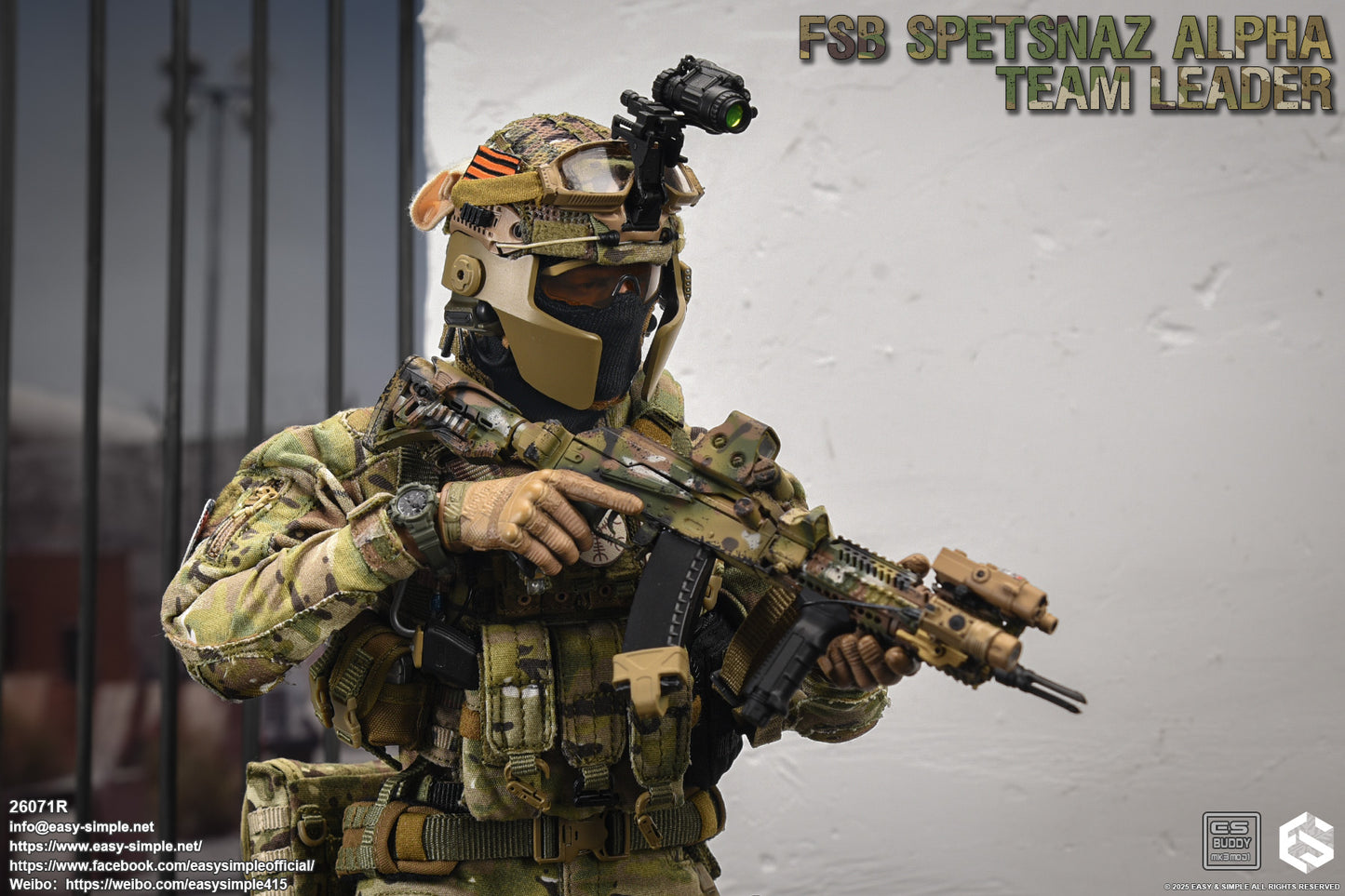 1:6 scale Easy & Simple FSB ALPHA Team Leader 12" Action Figure 26071R
