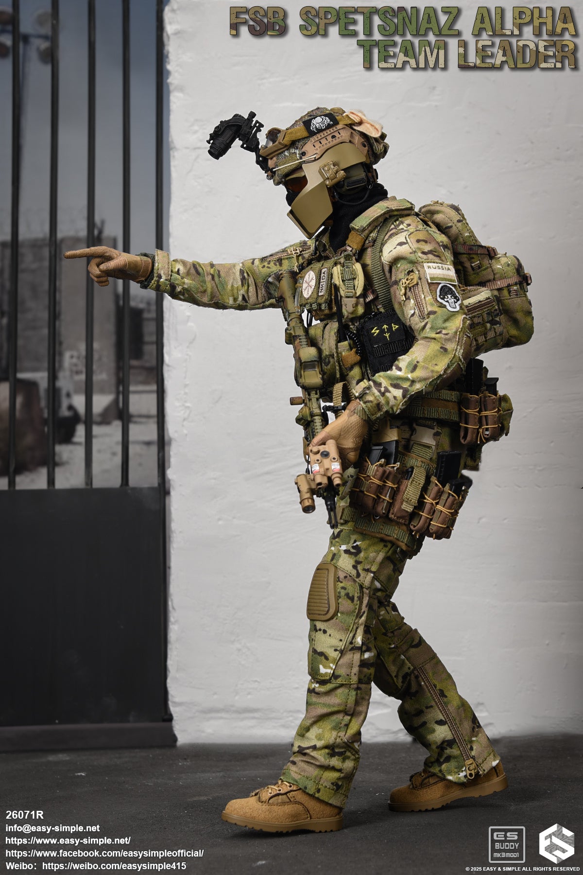 1:6 scale Easy & Simple FSB ALPHA Team Leader 12" Action Figure 26071R