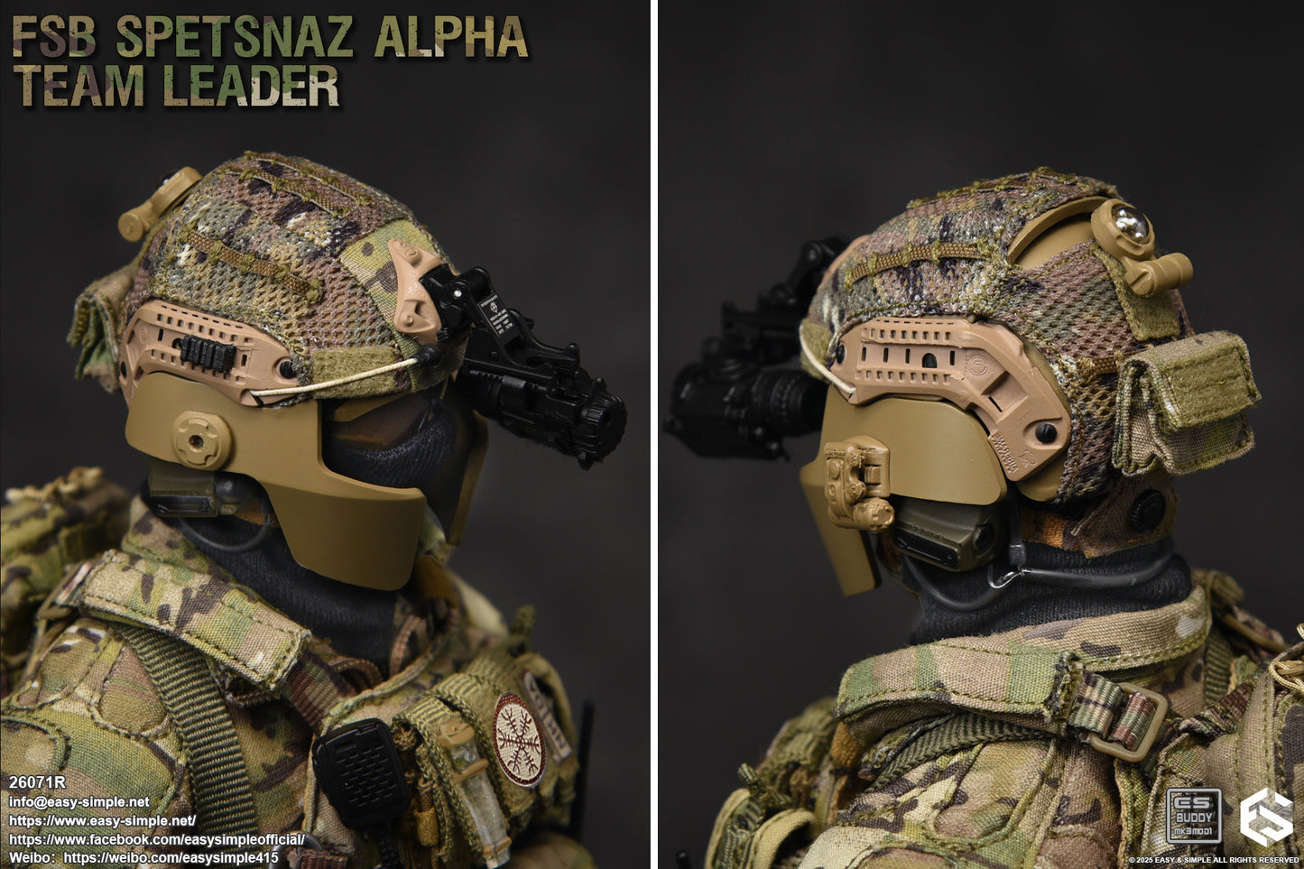 1:6 scale Easy & Simple FSB ALPHA Team Leader 12" Action Figure 26071R