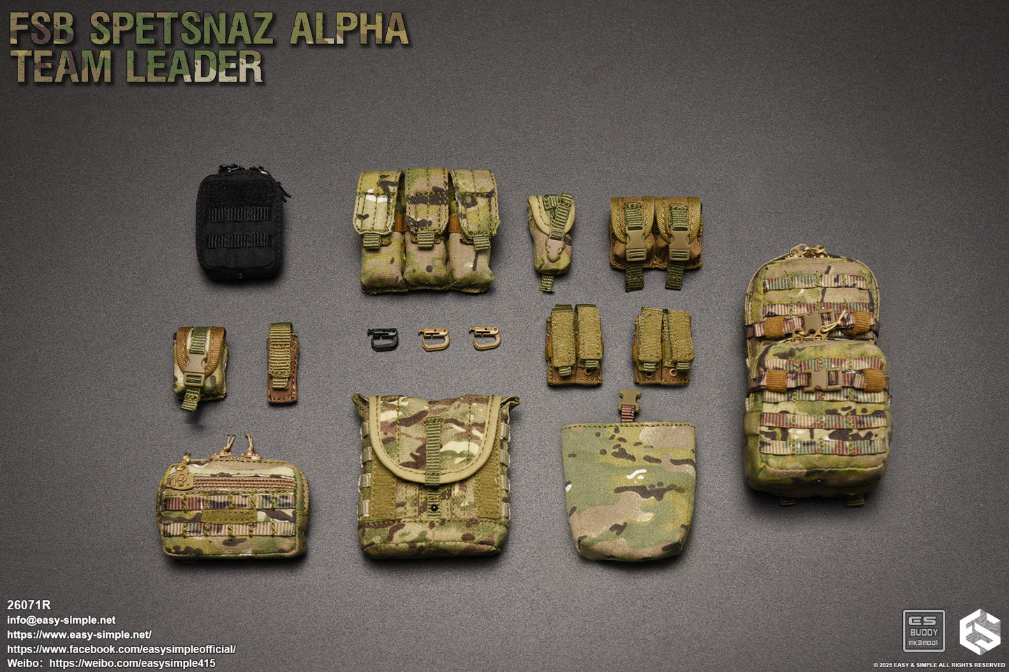 1:6 scale Easy & Simple FSB ALPHA Team Leader 12" Action Figure 26071R