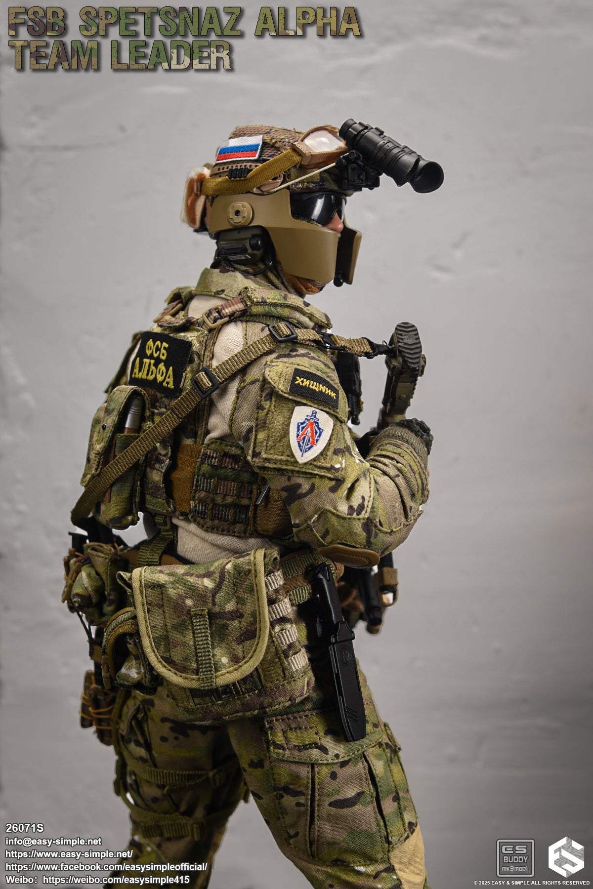 1:6 scale Easy & Simple Russian FSB ALPHA Team Leader Special