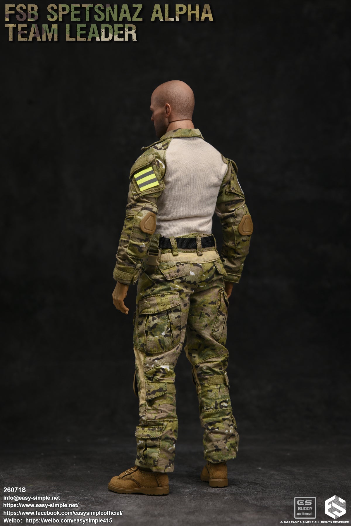 1:6 scale Easy & Simple Russian FSB ALPHA Team Leader Special Version 12" Action Figure 26071S