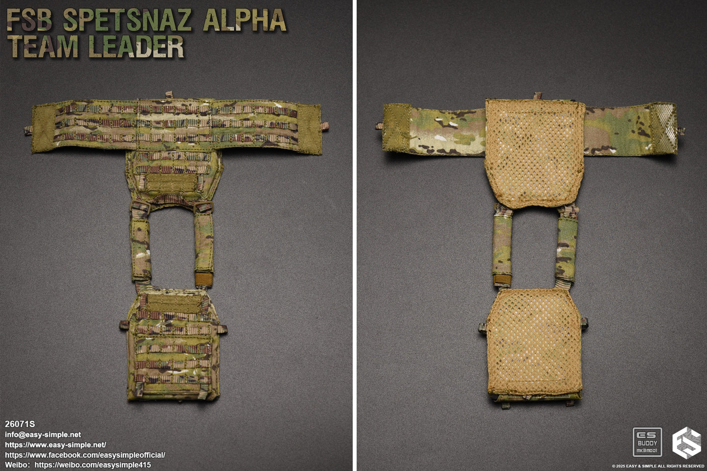 1:6 scale Easy & Simple Russian FSB ALPHA Team Leader Special Version 12" Action Figure 26071S