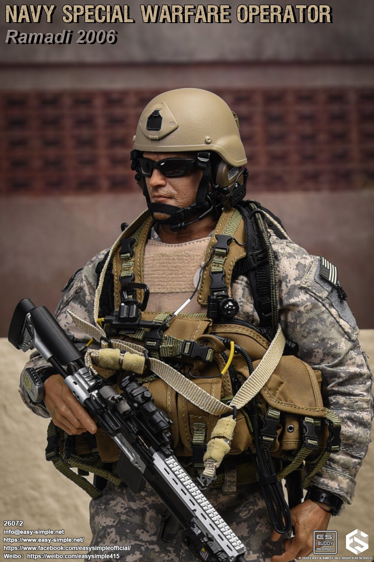 1:6 scale Easy & Simple 26072 NAVY SPECIAL WARFARE OPERATOR Ramadi 2006 (PRE-ORDER)