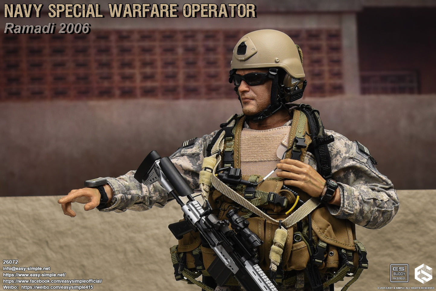 1:6 scale Easy & Simple 26072 NAVY SPECIAL WARFARE OPERATOR Ramadi 2006 (PRE-ORDER)