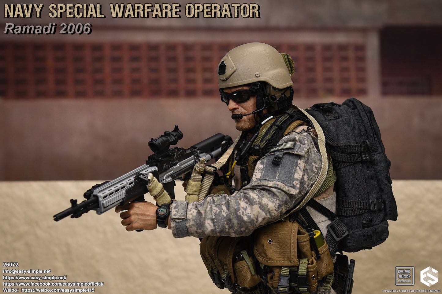 1:6 scale Easy & Simple 26072 NAVY SPECIAL WARFARE OPERATOR Ramadi 2006 (PRE-ORDER)