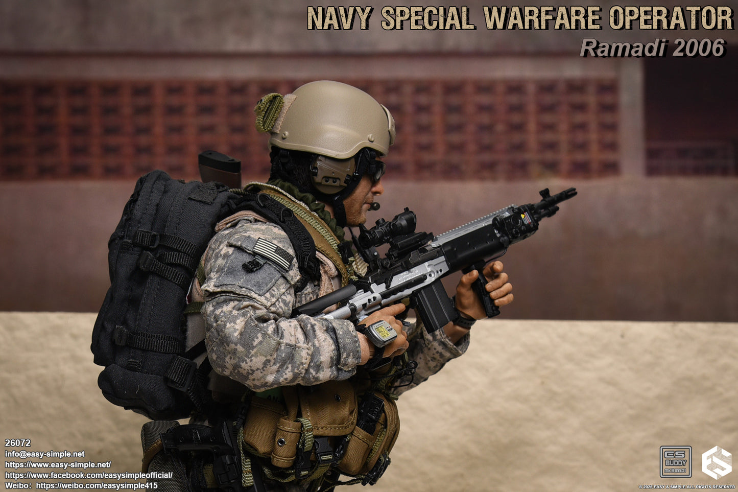 1:6 scale Easy & Simple 26072 NAVY SPECIAL WARFARE OPERATOR Ramadi 2006 (PRE-ORDER)